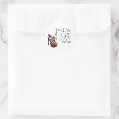 Sticker Rond TEE New Shoe Day (Sac)