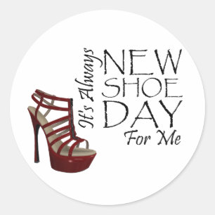 Sticker Rond TEE New Shoe Day