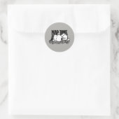 Sticker Rond Tee - shirt | Snoopy Nap Time (Sac)