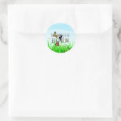 Sticker Rond TEE Summer Born (Sac)