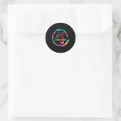 Sticker Rond Teinture Enseignant Enseignant Pe Squad Retour À S (Sac)