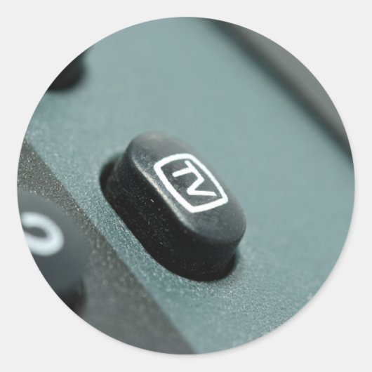 Sticker Rond télécommande (Devant)
