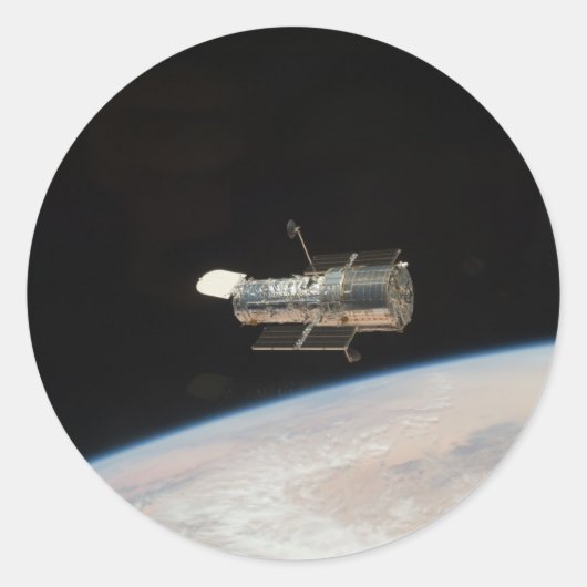 Sticker Rond télescope spatial Hubble de la NASA (Devant)
