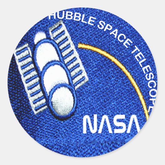 Sticker Rond Télescope spatial Hubble (TVH) (Devant)