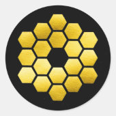 Sticker Rond Télescope spatial James Webb (Devant)