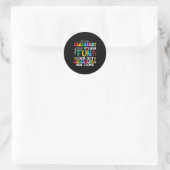 Sticker Rond Tellement long Headstart Graduation 2025 jardin d' (Sac)