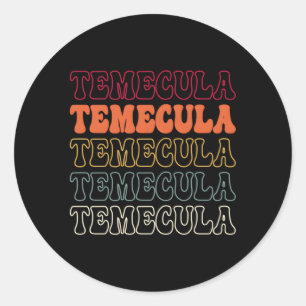 Sticker Rond Temecula