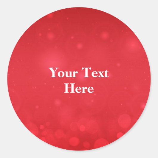 Sticker Rond Template, red circle, (Devant)