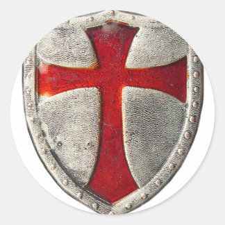 Sticker Rond Templier des Chevaliers