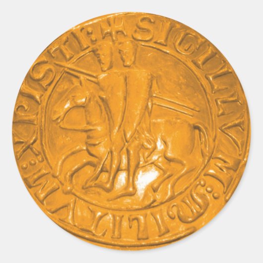 Sticker Rond Templier des Chevaliers (Devant)