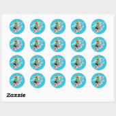 Sticker Rond Temps d'aventure | Attaque au citron "INACCEPTABLE (Feuille)