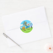 Sticker Rond Temps d'aventure | Sac à dos Finn's Adventure Gear (Enveloppe)