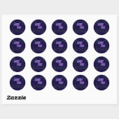 Sticker Rond temps de jeu  (Feuille)
