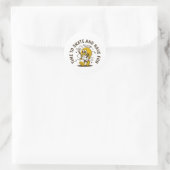 Sticker Rond Temps de patiner (Sac)