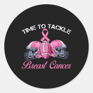 Sticker Rond Temps de survie pour lutter contre le cancer du se