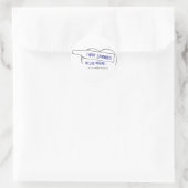 STICKER ROND TEMPS PADDLE (Sac)