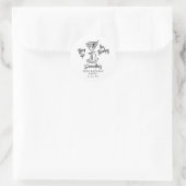 Sticker Rond Tendance pour ses 30 ans (Sac)