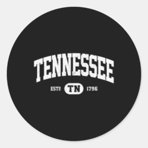 Sticker Rond Tennessee Tennessee Tn