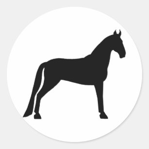 Sticker Rond Tennessee Walking Horse