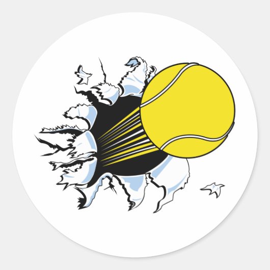 Sticker Rond Tennis (Devant)