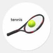 Sticker Rond Tennis (Devant)