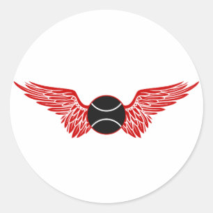 Sticker Rond tennis. aile.