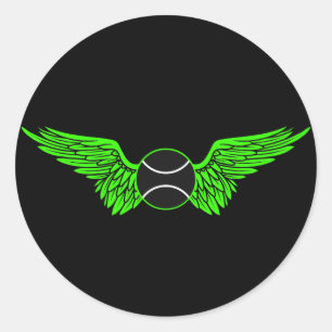 Sticker Rond tennis. aile.