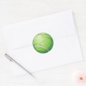 Sticker Rond Tennis Ball Art (Enveloppe)