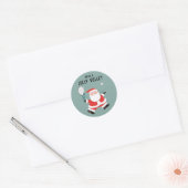 Sticker Rond Tennis Christmas Holiday (Enveloppe)
