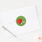 Sticker Rond Tennis De Table (Enveloppe)