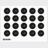 Sticker Rond Tennis Hebeat (Feuille)