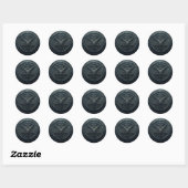 Sticker Rond Tentation enfantine (Feuille)