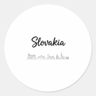 Sticker Rond Tenues de vacances de voyage de la vue du ciel de