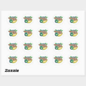 Sticker Rond TEQ Bar LC BLACK (Feuille)