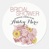 Sticker Rond Terra Cotta Bouquet Outdoor (Devant)