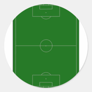 Sticker Rond terrain de football