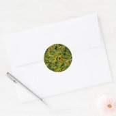 Sticker Rond Terrain de tournesol (Enveloppe)