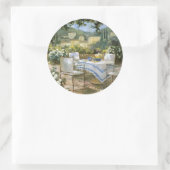 Sticker Rond Terrasse toscane (Sac)