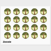 Sticker Rond Terre (Feuille)