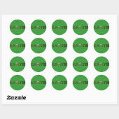Sticker Rond Terre (Feuille)