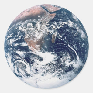 Sticker Rond Terre