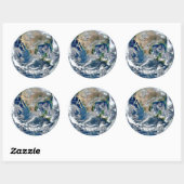 Sticker Rond Terre (Feuille)