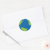 Sticker Rond Terre (Enveloppe)