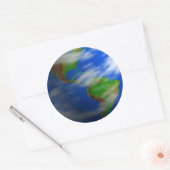 STICKER ROND TERRE (Enveloppe)