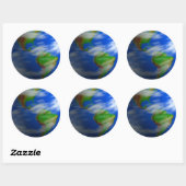 STICKER ROND TERRE (Feuille)