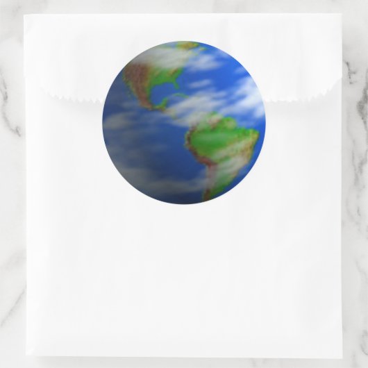 STICKER ROND TERRE (Sac)