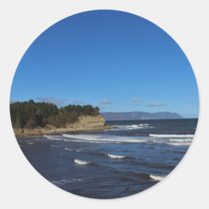 Sticker Rond Terre et eau