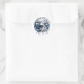 Sticker Rond Terre qui fond (Sac)
