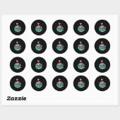 STICKER ROND TERRE SANS ART (Feuille)