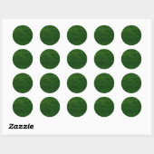 Sticker Rond Terre verte (Feuille)